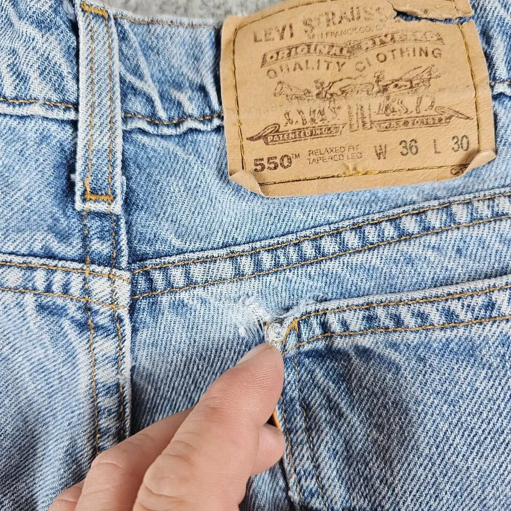 Levis distressed holes